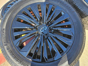 22" Infiniti QX80 QX56 Nissan Titan Armada OEM 94236 wheels rims MIHCELIN NEW Texas Truck Tire