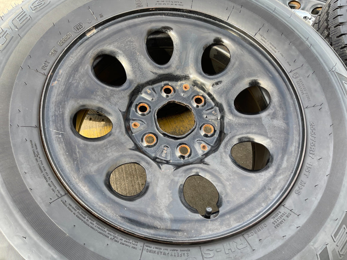 17" Chevy Silverado 1500 Tahoe PPV OEM 5223 8074 wheels rims BRIDGESTONE A/T Texas Truck Tire