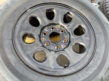 17" Chevy Silverado 1500 Tahoe PPV OEM 5223 8074 wheels rims BRIDGESTONE A/T Texas Truck Tire