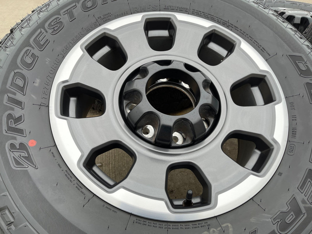 18" Ford F-250 F-350 OEM TREMOR 10482 rims wheels 2024 2025 2026 BRIDGESTONE Texas Truck Tire
