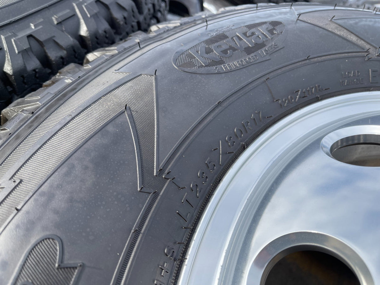 17" Dodge Ram 3500 Dually Laramie 8x200 wheels rims 2701 2702 OEM GOODYEAR Texas Truck Tire