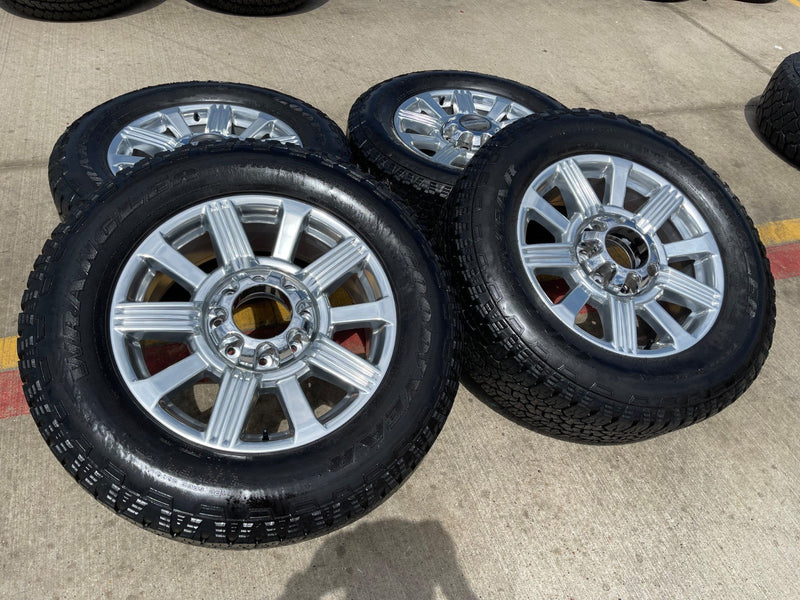 20" Ford F-250 F-350 Platinum OEM 10153 rims wheels 2020 2022 2024 2025 2026 Texas Truck Tire
