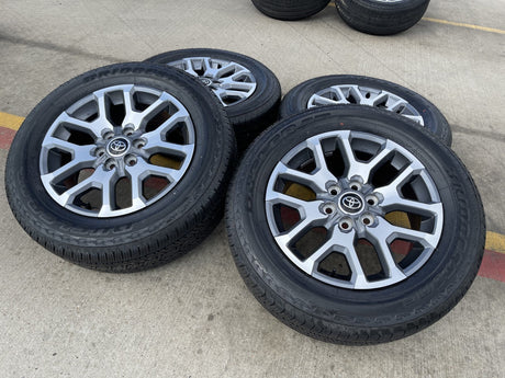 20" Toyota Tundra TSS TRD OEM wheels rims 95359 75277 Sequoia 2024 2025 2026 NEW Texas Truck Tire