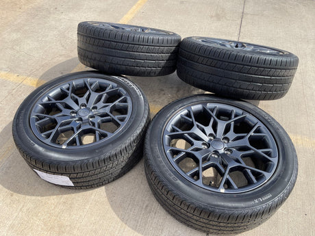 21" Jeep Grand Cherokee L OEM wheels rims 9291 Durango tires CONTINENTAL Texas Truck Tire
