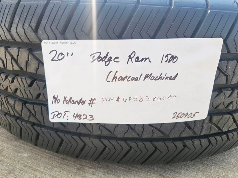 20" Dodge Ram 1500 OEM 94059 Laramie wheels rims 68583860AA 2024 2025 2026 NEW Texas Truck Tire