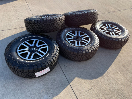 17" INEOS Grenadier OEM black wheels rims 8775 tires 2023 2024 2025 2026 NEW BFG Texas Truck Tire
