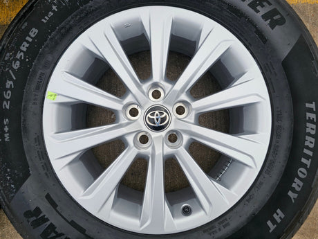 18" Toyota Grand Highlander OEM 10525 wheels rims tires Lexus TX350 GOODYEAR Texas Truck Tire