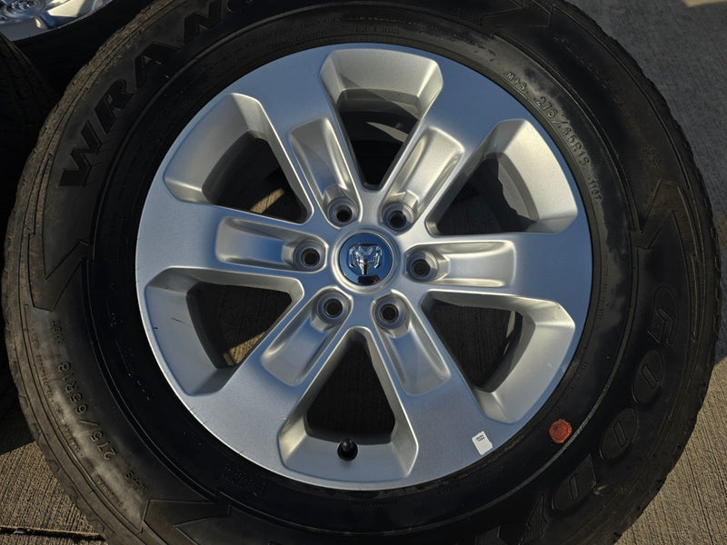 18" Dodge Ram 1500 OEM wheels rims 2672 tires GOODYEAR Texas Truck Tire