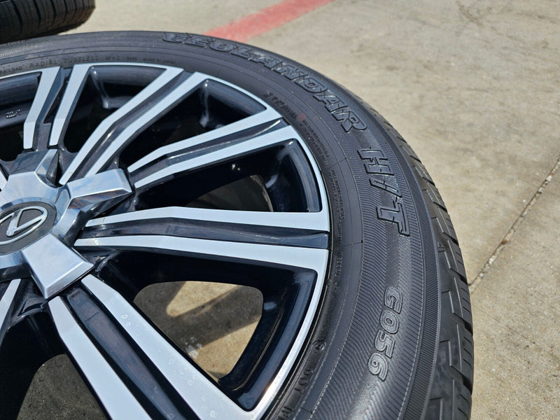 21" Lexus LX570 Toyota Land Cruiser OEM 74341 wheels rims tires 5x150 YOKOHAMA Texas Truck Tire