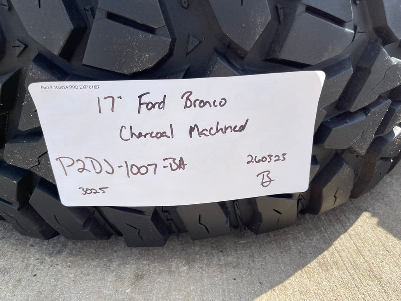 17" Ford Bronco HERITAGE Edition wheels rims 2024 2025 2026 tires 35" Texas Truck Tire