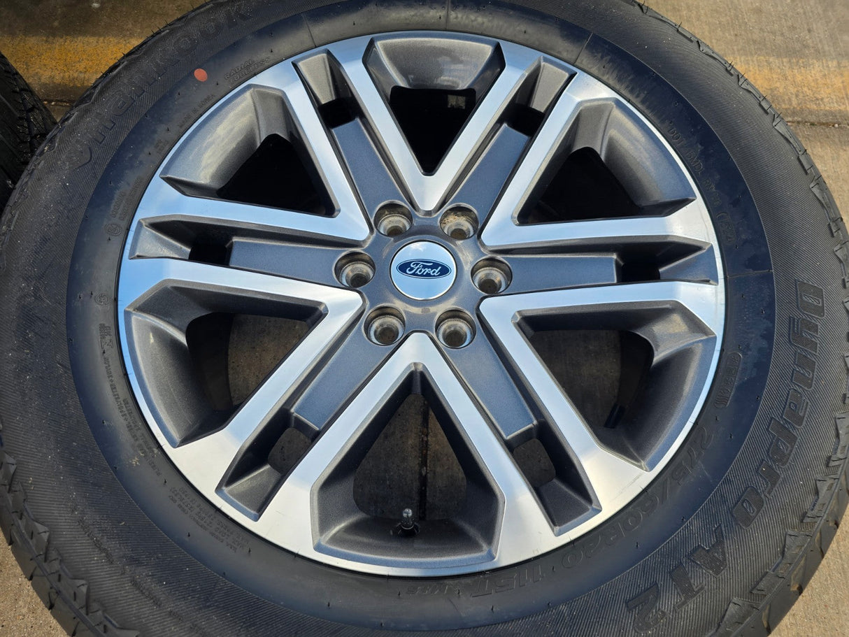 20" Ford F-150 OEM rims wheels 10345 95025 Expedition HANKOOK A/T2 Texas Truck Tire
