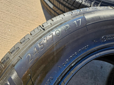 245/70/17 Michelin Primacy LTX tires F-150 Sierra Tahoe Silverado NEW TAKE OFFS Texas Truck Tire