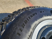 17" Ford Bronco HERITAGE Edition wheels rims white 2025 2026 GOODYEAR 35" NEW Texas Truck Tire