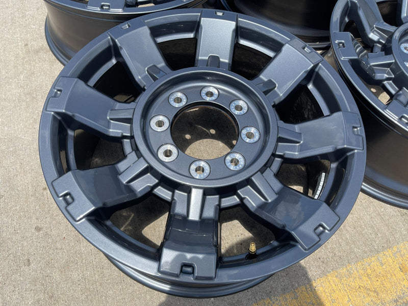 20" Ford F-250 F-350 OEM 10296 10485 gray Lariat wheels rims 2024 2025 2026 NEW Texas Truck Tire