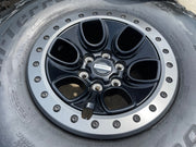 17" Ford F-150 Raptor OEM BEADLOCK rims wheels 10459 95210 BFG KO2 37" tires NEW Texas Truck Tire