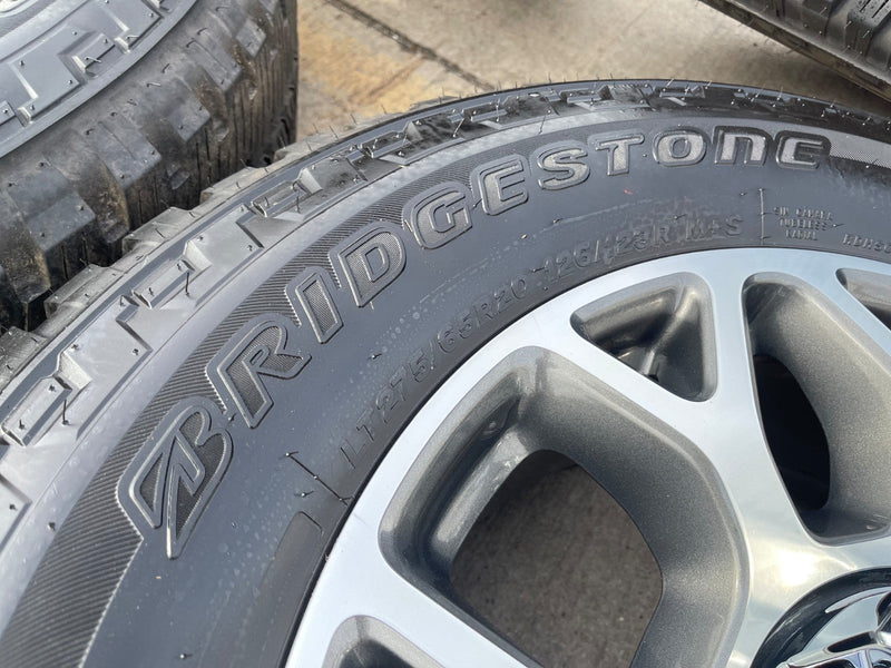 20" Ford F-250 F-350 OEM Lariat wheels rims 10292 tires BRIDGESTONE DUELER A/T Texas Truck Tire