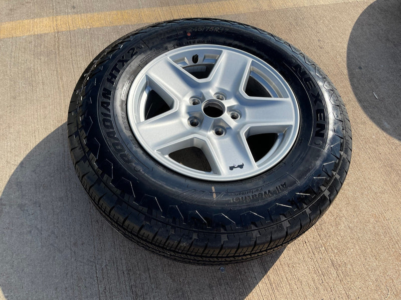 17" Jeep Gladiator SPORT OEM wheel rim 9235 spare Wrangler 2023 2024 2025 NEW Texas Truck Tire