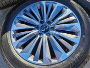 22" Infiniti QX80 QX56 Nissan Titan Armada OEM 94236 wheels rims 2025 2026 NEW Texas Truck Tire