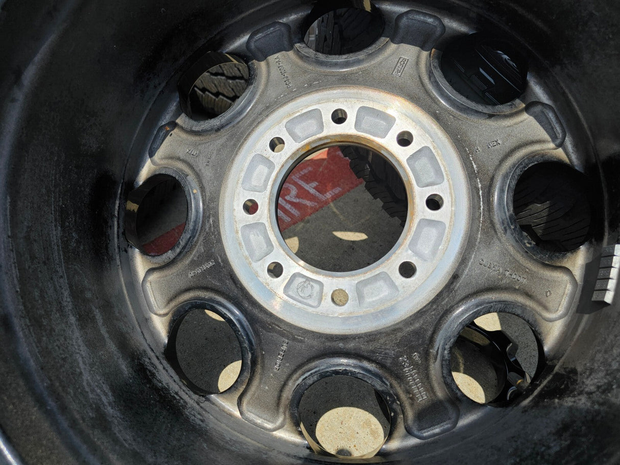 20" Ford F-250 F-350 OEM black Lariat wheels rims 10299 10484 tires DISCOUNTED Texas Truck Tire
