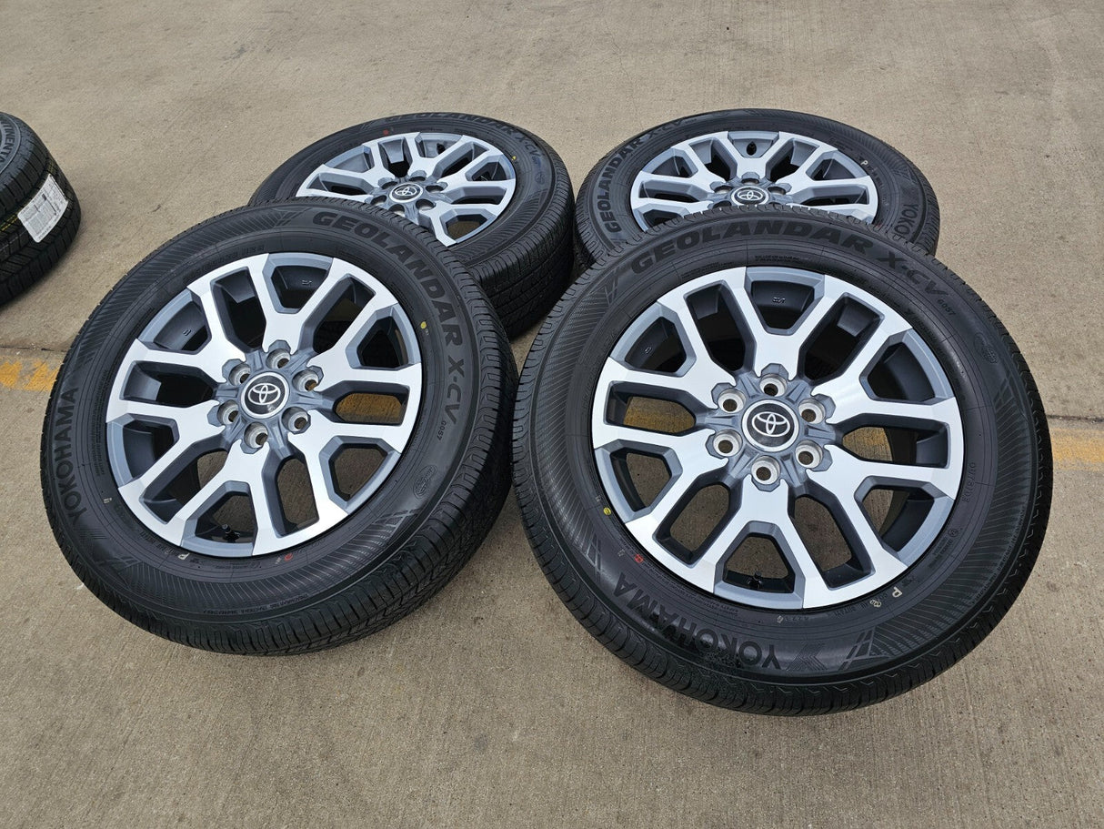 20" Toyota Tundra TSS TRD OEM wheels rims 95359 75277 Sequoia 2024 2025 2026 NEW Texas Truck Tire