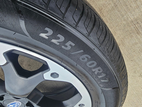 17" Subaru XV Crosstrek OEM 68900 wheels rims tires 2022 2023 2024 2025 Texas Truck Tire