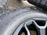 18" Dodge Ram 1500 TRX RHO Black OEM 66002 wheels rims TERRITORY A/T 35" NEW Texas Truck Tire