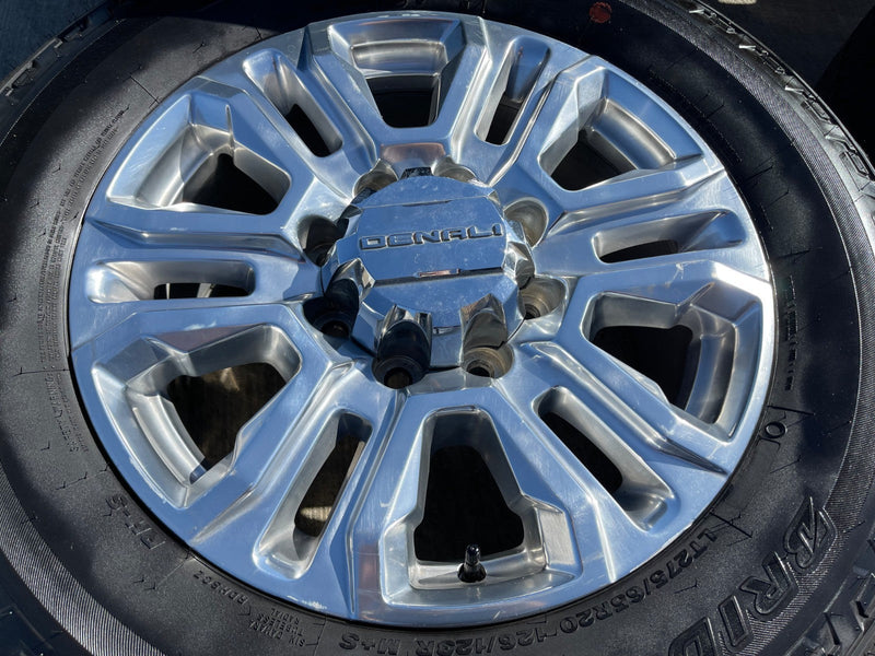 20" GMC Sierra Denali 2500 3500 OEM 5957 wheels rims tires DISCOUNTED Texas Truck Tire