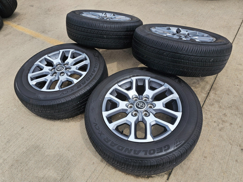 20" Toyota Tundra TSS TRD OEM wheels rims 95359 75277 Sequoia 2023 2024 2025 Texas Truck Tire