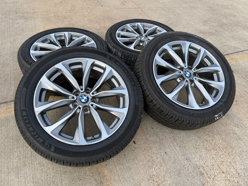 19" BMW X1 X2 X3 X4 OEM 86351 Series wheels rims tires MICHELIN DEFENDER 2 Texas Truck Tire