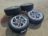 22" Lincoln Navigator OEM 94225 rims wheels BLACK LABEL 2025 2026 PIRELLI NEW Texas Truck Tire