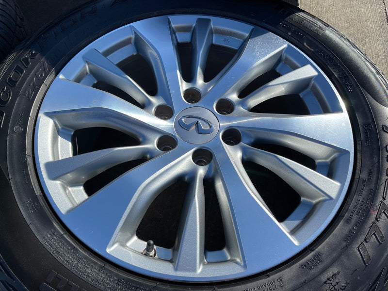 20" Infiniti QX56 QX80 OEM 73769 wheels rims Nissan Titan Armada tires Texas Truck Tire