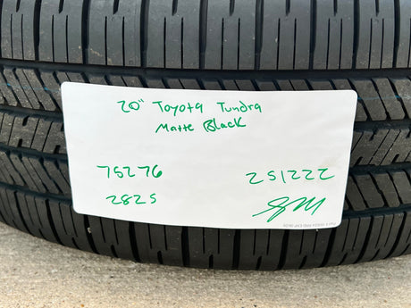 20" Toyota Tundra TRD OEM wheels rims TSS 75276 95295 Sequoia 2024 2025 2026 NEW Texas Truck Tire