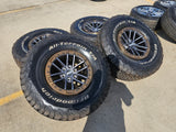 17" Ford F-150 Raptor OEM rims wheels BEADLOCK 96450 Expedition 37" BFG BRONZE Texas Truck Tire