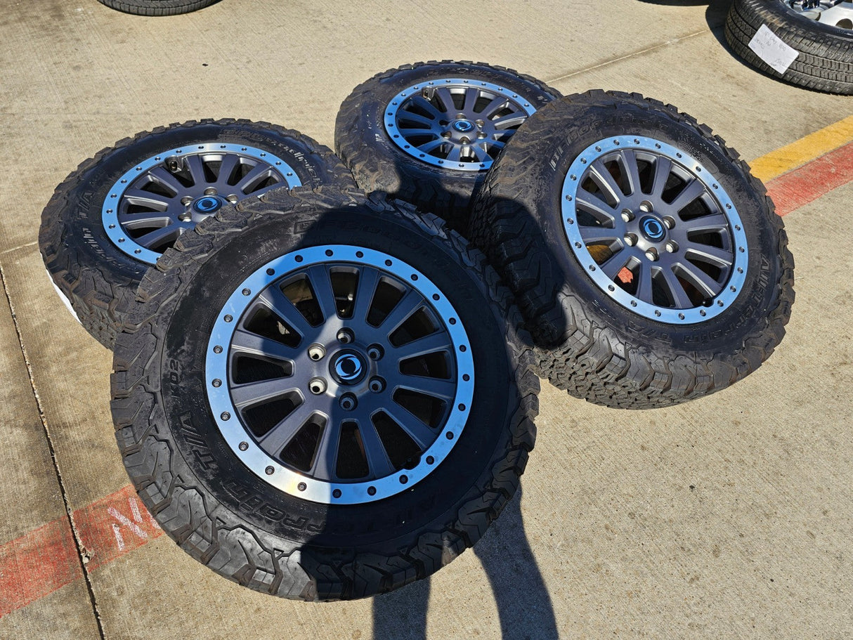 (4) 18" INEOS Grenadier OEM wheels rims beadlock 2023 2024 2025 2026 BFG KO2 Texas Truck Tire