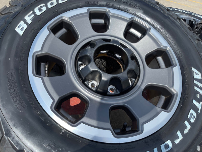 18" Ford F-250 F-350 OEM TREMOR rims wheels 10482 tires BFG KO3 A/T 33" NEW Texas Truck Tire