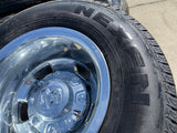 17" Dodge Ram 3500 Dually 8x200 wheels rims 2703 2704 OEM 2024 2025 2026 NEW Texas Truck Tire