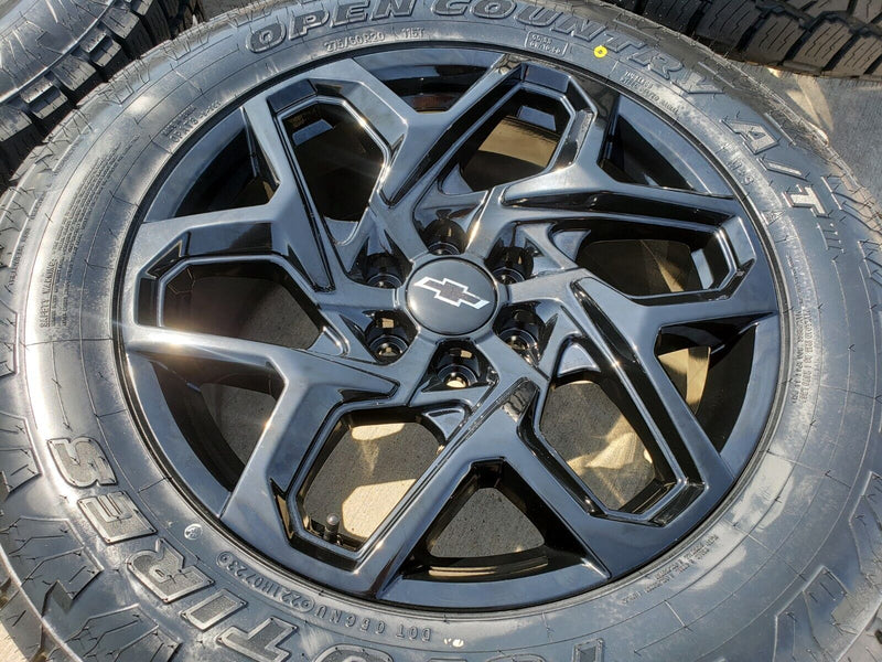 20" GMC Sierra Yukon AT4X Tahoe OEM 95369 wheels rims 2023 2024 2025 NEW Texas Truck Tire