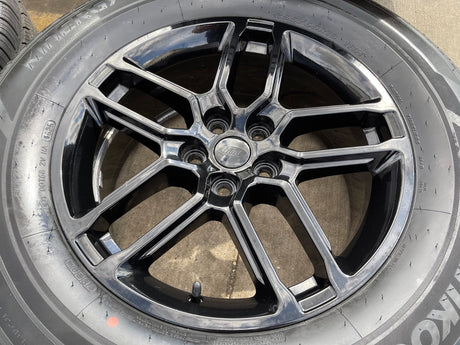 18" Ford Taurus Explorer OEM 10698 rims wheels black 2023 2024 2025 2026 HANKOOK Texas Truck Tire