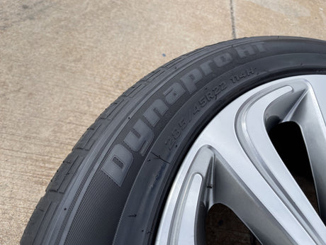 (1) 22" Lincoln Navigator BLACK LABEL OEM 10497 rim wheel 2022 2023 2024 HANKOOK Texas Truck Tire