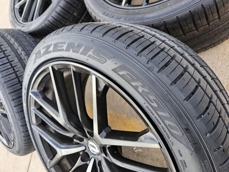 20" Nissan GT-R OEM wheels rims RAYS 62801 62200 GTR 2019 2020 2022 2023 2024 Texas Truck Tire
