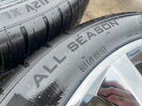 24" Chevy Silverado GMC OEM Replica Yukon Tahoe 5821 5620 wheels rims CHROME Texas Truck Tire