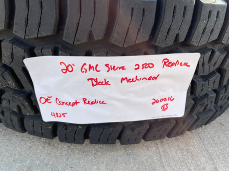 20" GMC Sierra Chevy Silverado 2500 3500 OEM Replica wheels rims NITRO 34" NEW Texas Truck Tire