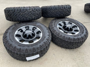 18" Ford F-250 F-350 OEM TREMOR rims wheels 10482 tires DURATRAC R/T 35" Texas Truck Tire
