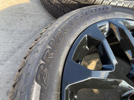 22" GMC Yukon Sierra Chevy Tahoe 1500 OEM replica 5668 wheels rims tires NEW Texas Truck Tire