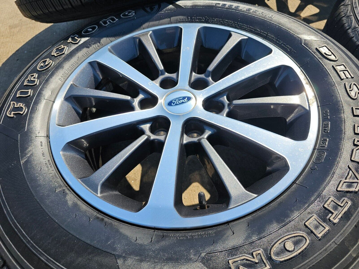 18" Ford F-150 Expedition 10142 OEM rims wheels tires 2018 2019 2020 2022 2023 Texas Truck Tire