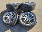 20" 20x9.5 20x10.5 Forgestar Performance F14 Dodge Charger Challenger wheel rims Texas Truck Tire