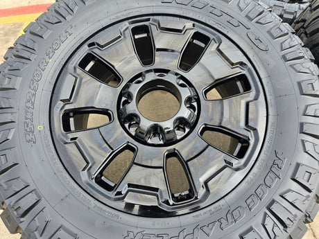 20" Ford F-250 F-350 OEM Limited Tremor 10487 wheels rims 2025 2026 NEW 35" Texas Truck Tire