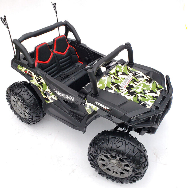 Electric Ride-On Car for Kids - 2 Seater UTV Style - 400W 24V Motor - Remote Control