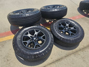 (1) 17" Jeep Wrangler Rubicon OEM 9218 wheel rim Gladiator tire NEXEN HTX2 NEW Texas Truck Tire