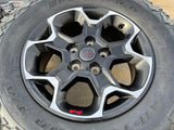17" Jeep Wrangler Rubicon OEM wheels rims Gladiator 96832 9282 BFG KO2 A/T NEW Texas Truck Tire